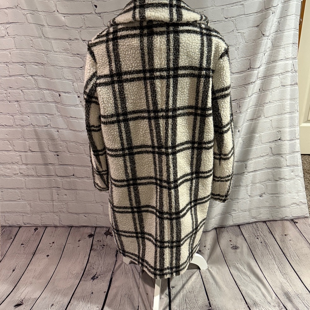 French Connection Faux Shearling L - Picture 3 of 3